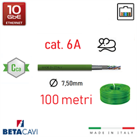 BNUTP6C-ARM CABLE UTP Cat6 4x2 23AWG LSZH BLU  100m   CCA
